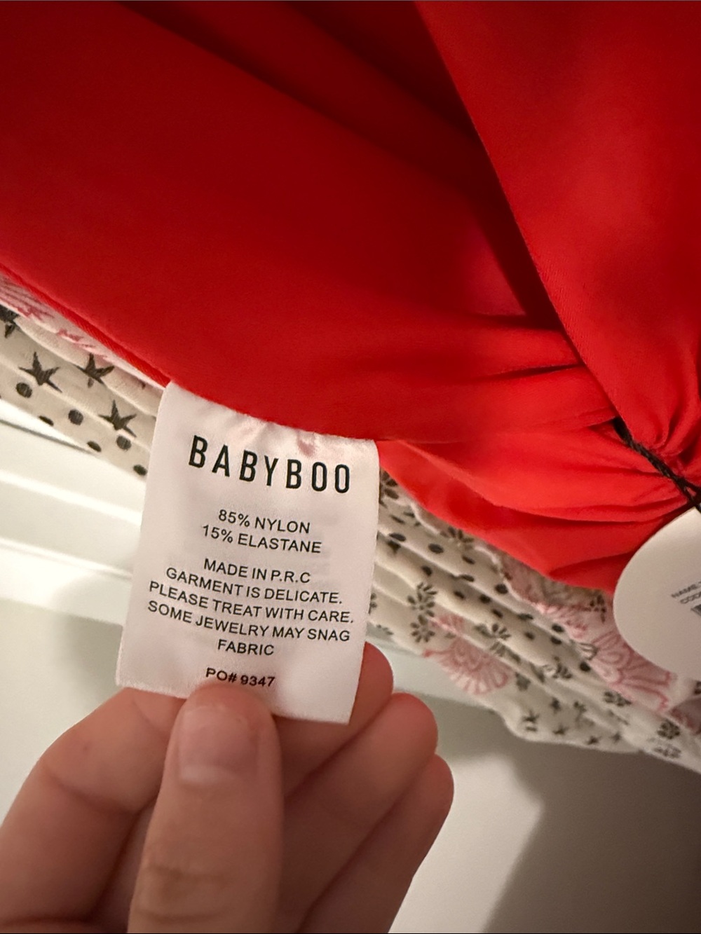 Baby boo Red Prom Maxi Dress - Elegant V-Neck Women's Dress - Picture 5 of 6